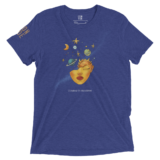 Clinging to Satellites - Navy Tshirt